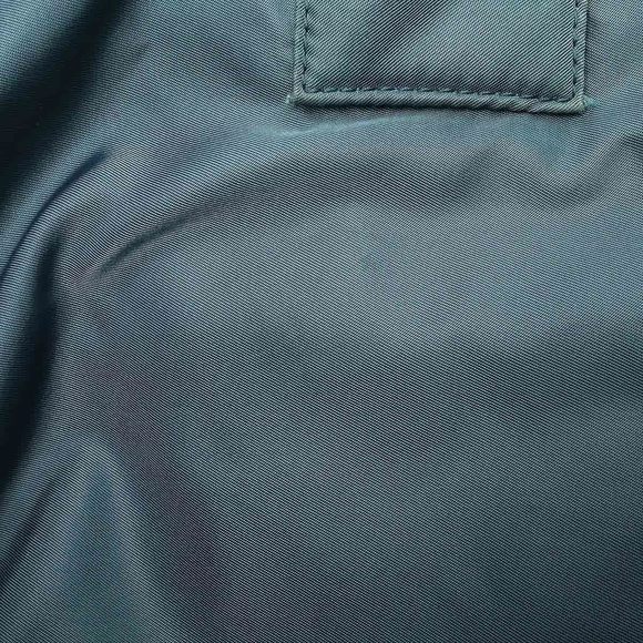 Prada Tessuto Double Reversible Nylon Leather Tote Shoulder Bag Navy Blue - Picture 5 of 9